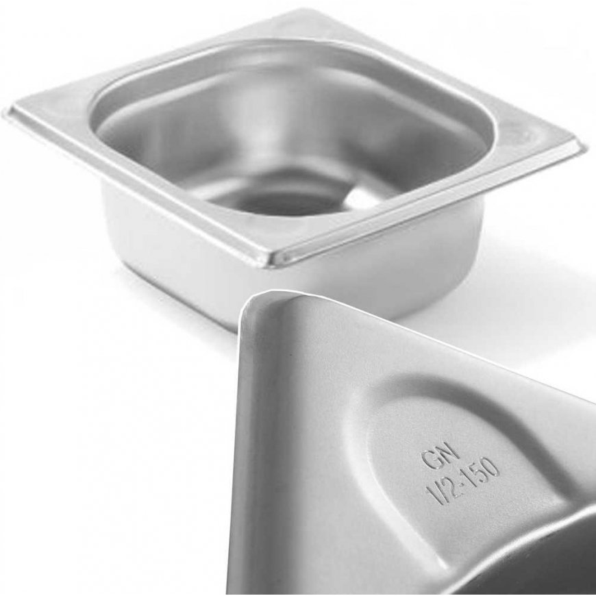 Pojemnik GN 1/6 plieno Kitchen Line aukštis 65 mm - Hendi 806623