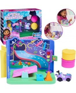 Koci Domek Gabi Pokój do domku komplektas Ulica samochód Kocifura + priedai