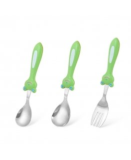 3562 FISSMAN Tableware for children, collection FROG 3d.