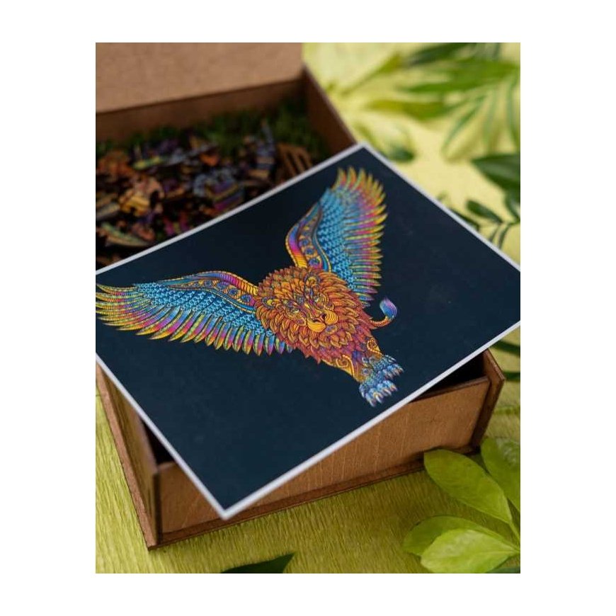 Fantasy Puzzles Leo Wooden Puzzle L Size (300 pieces) – 5