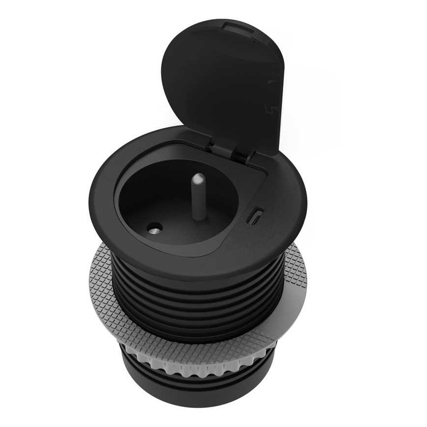 Orno Furniture socket ?6cm recessed into