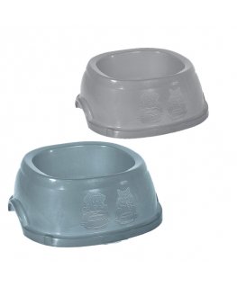 Feed bowl Break 5 3L 33x33x13cm assorted grey|blue