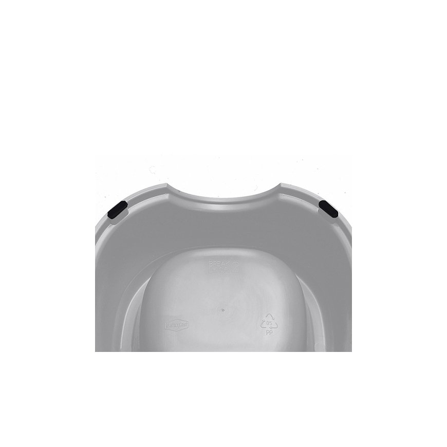 Feed bowl Break 5 3L 33x33x13cm assorted grey|blue – 2