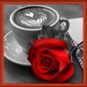 Beldizart Rose and coffee 25*25 cm AM1773