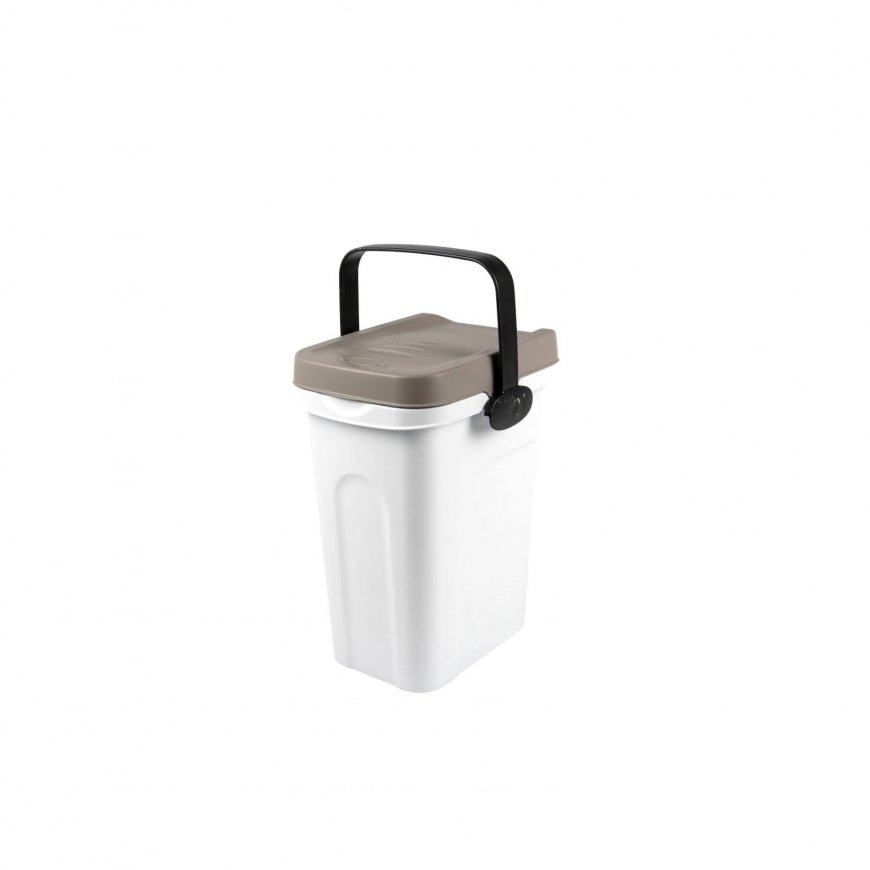 Container for pet food storage 2.5kg 7L 23x19x31cm white|light g – 2