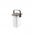 Container for pet food storage 2.5kg 7L 23x19x31cm white|light g