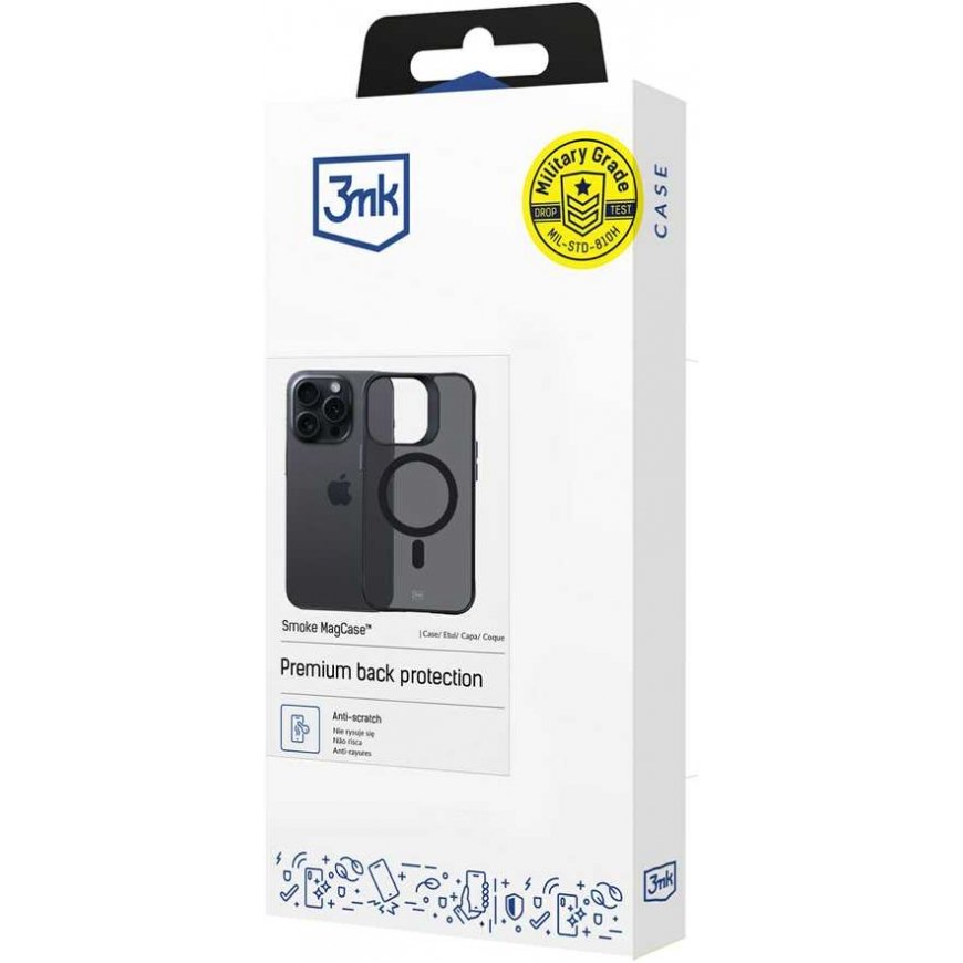 Case 3MK Smoke MagCase iPhone 15 Pro Max 6.7" – 5