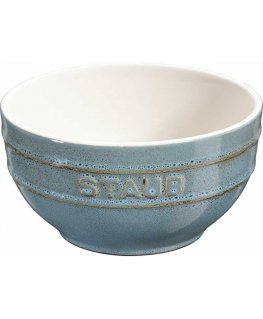 STAUB SERVING Round bowl 12 cm, antique turquoise