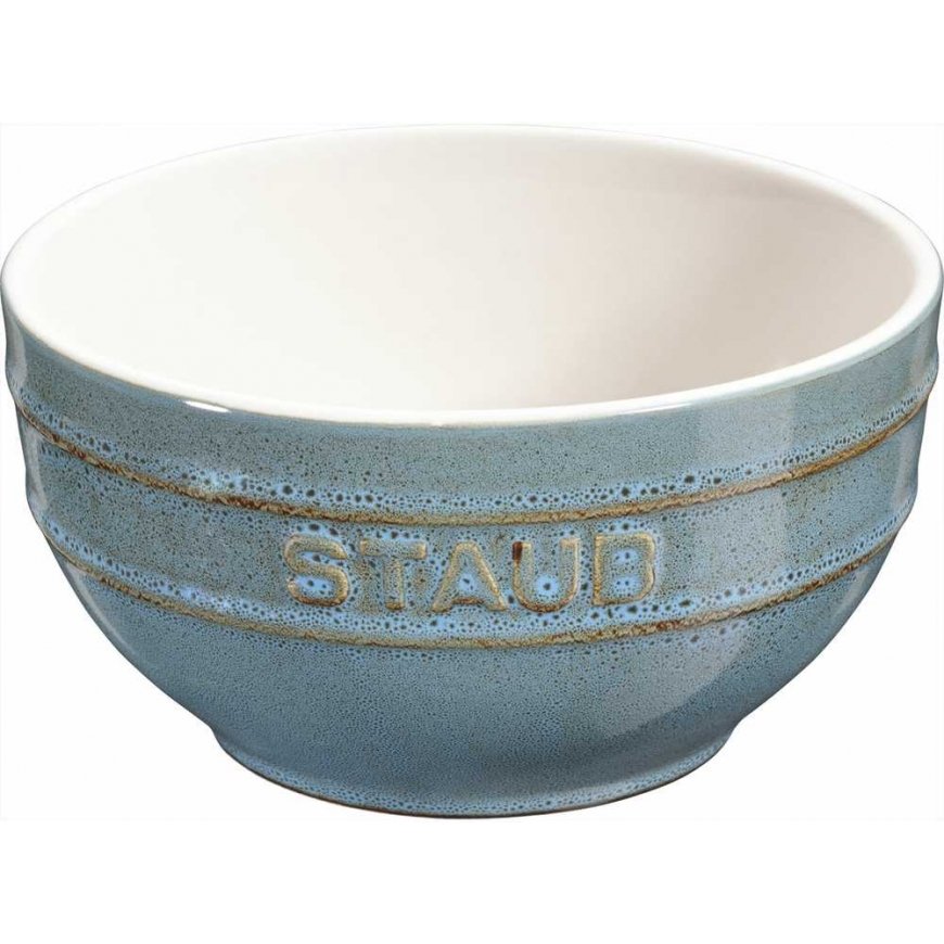 STAUB SERVING Round bowl 12 cm, antique turquoise