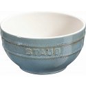 STAUB SERVING Round bowl 12 cm, antique turquoise STAUB SERVING Round bowl 12 cm, antique turquoise