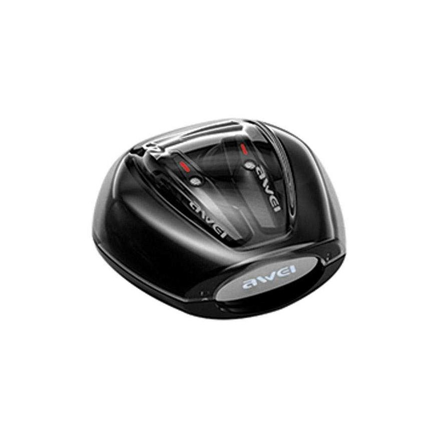 Ausinės Bluetooth 5.3 TWS + AWEI T25 juodos spalvos