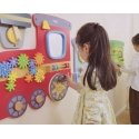 Viga Toys Wooden educational sensory and manipulative board EDU Train Viga Toys Wooden educational sensory and manipulative board EDU Train