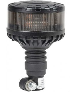 Flashing warning light rooster led w28p 12v 24v amio-04107