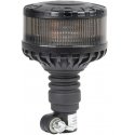 Flashing warning light rooster led w28p 12v 24v amio-04107