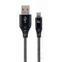Gembird CC-USB2B-AMCM-2M-BW USB kabelis USB 2.0 USB A USB C Juoda, Balta Gembird CC-USB2B-AMCM-2M-BW USB kabelis USB 2.0 USB A USB C Juoda, Balta
