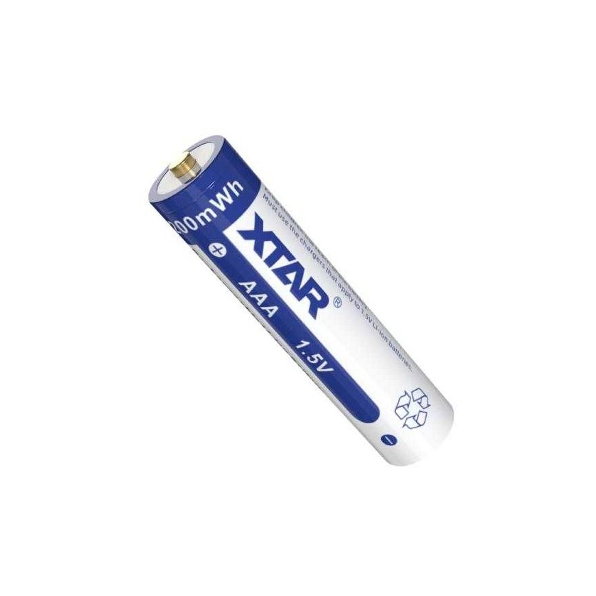 R03 / AAA 1,5 V Xtar 750 mAh baterijos (4 vnt. dėžutė) su apsauga – 2