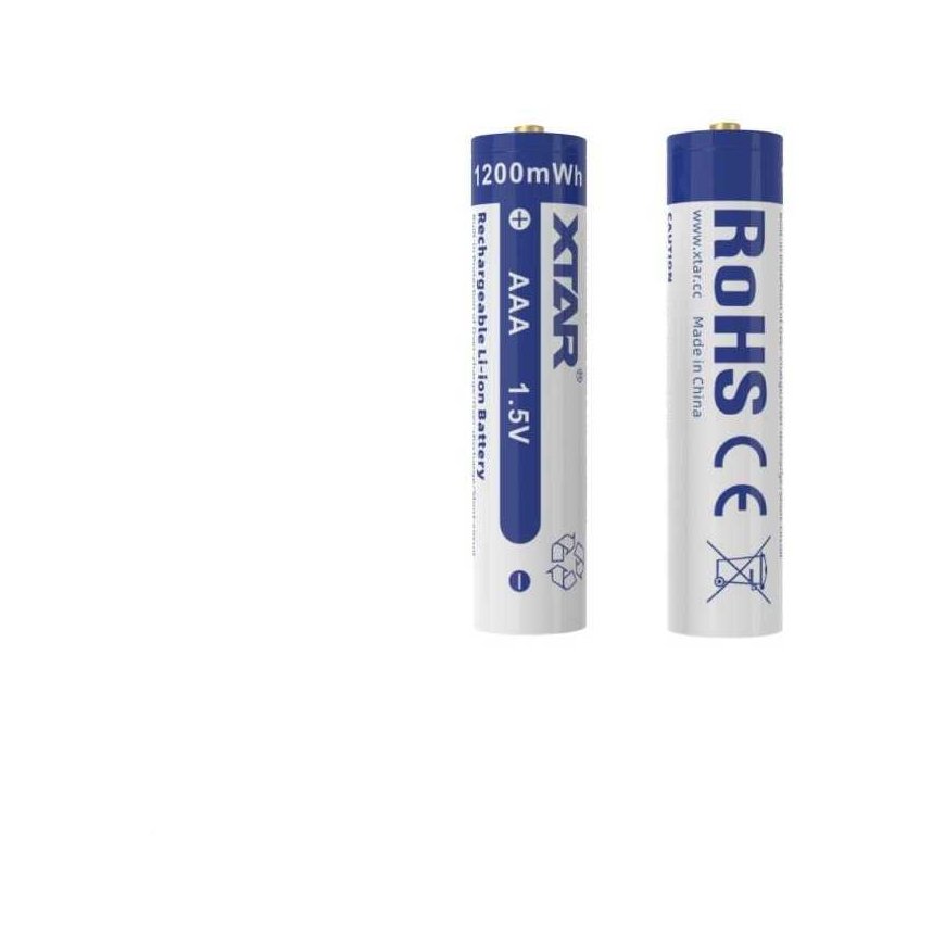 R03 / AAA 1.5 V Xtar 750 mAh batteries (box of 4) with protection – 5