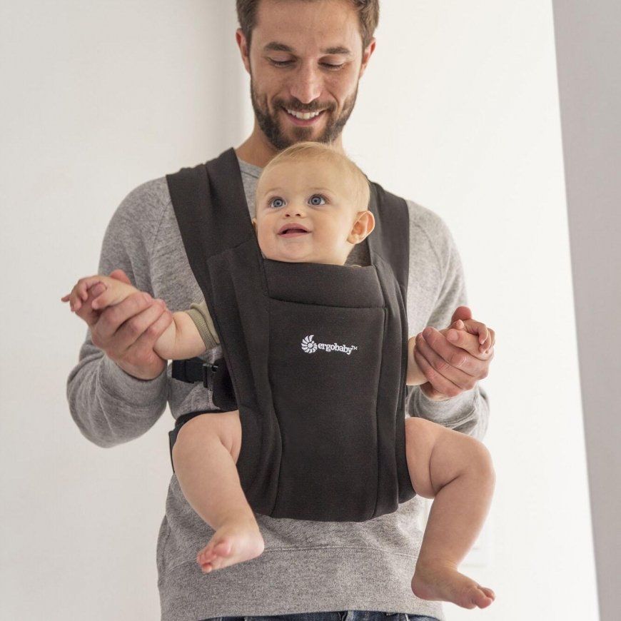 ERGOBABY nešioklė EMBRACE, grynas juodas – 3