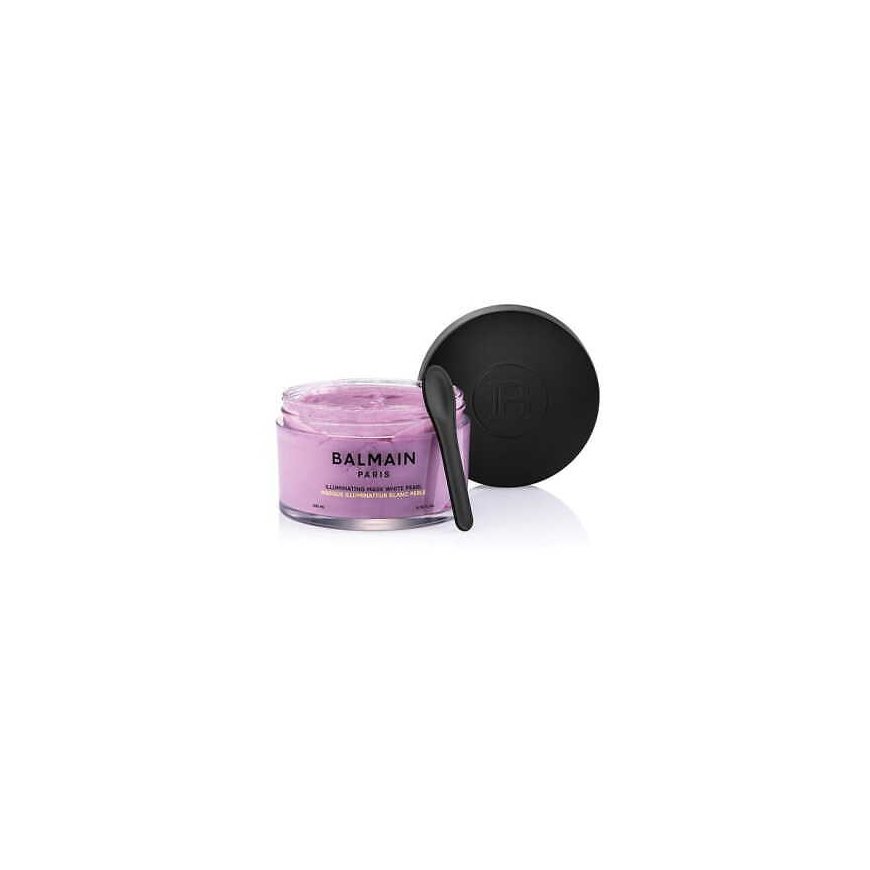 Balmain Illuminating Mask White Pearl neutralizing mask for plat