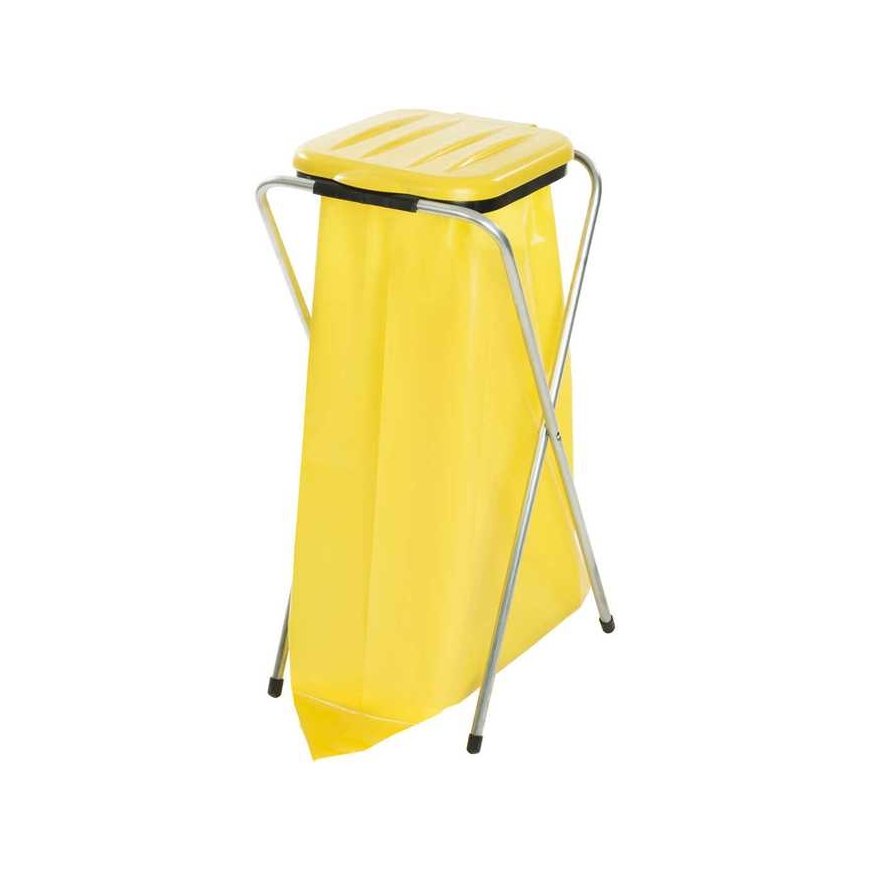 Gsg24 Food stand holder for 120L garbage and waste bags, YELLOW – 4