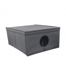 Folding box M size 48x36x19cm Grey