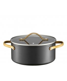 Puodas aluminiowy su dangteliu Royal 28 cm 7,5 l AMBITION