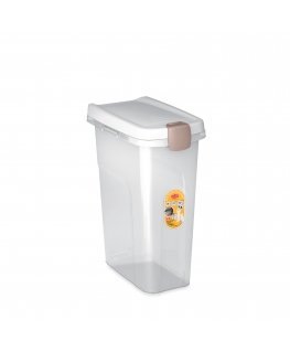 Container for pet food storage 10kg 25L 39x24x51cm transparent|w
