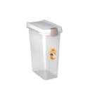 Container for pet food storage 10kg 25L 39x24x51cm transparent|w Container for pet food storage 10kg 25L 39x24x51cm transparent|w
