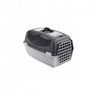 Transport cage Gulliver 2 with plastic door 55x36x35cm dark gray