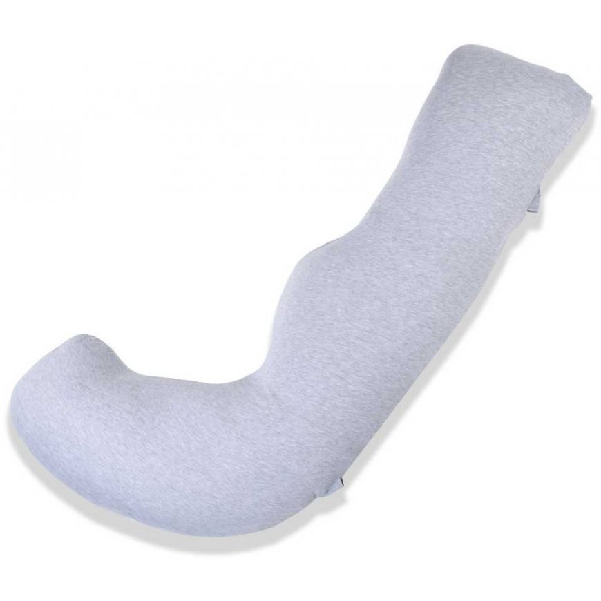 MOMCOZY PREGNANCY AND NURSING PILLOW, J-SHAPED