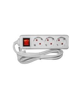 Pagarinātājs 3-vietīgs 5m a|z slēdzi pievadvads 3Gx1.0mm