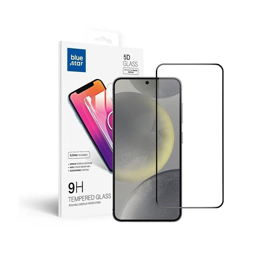 Blue Star 5D tempered glass with frame Samsung S926 Galaxy S24+