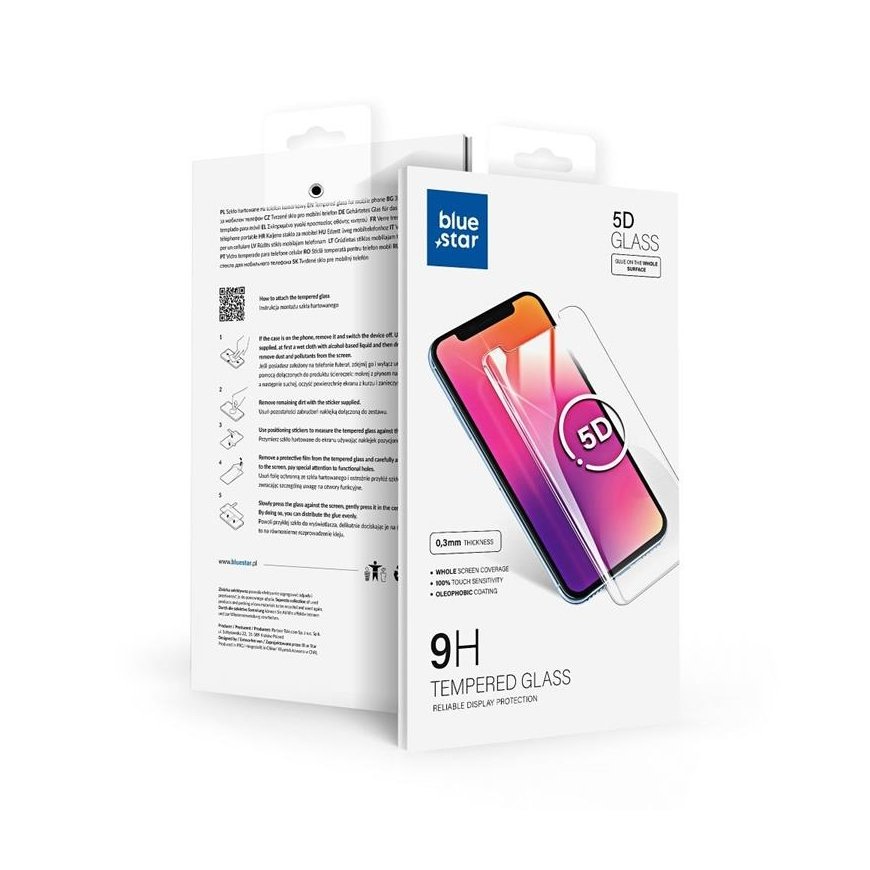 Blue Star 5D tempered glass with frame Samsung S926 Galaxy S24+ – 2