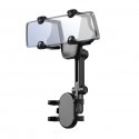 Car phone holder for the rearview mirror - black Car phone holder for the rearview mirror - black