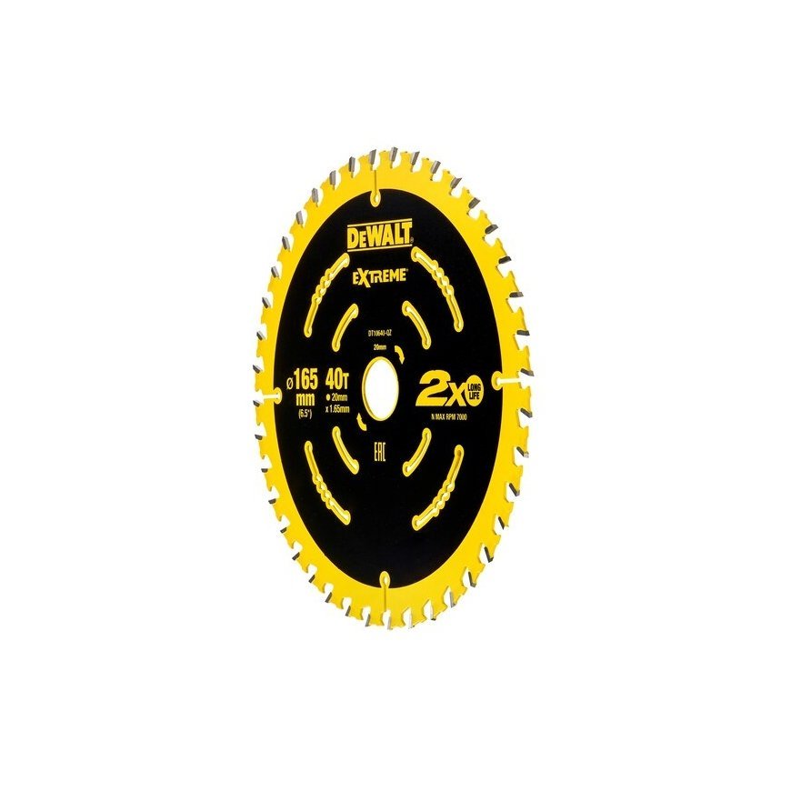 DeWALT DT10640-QZ pyörösahanterä 16,5 cm 1 kpl – 3