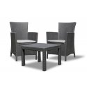 Allibert 216777 outdoor furniture set Graphite