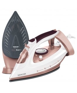 Sencor SSI 3520RS iron Steam iron Ceramic soleplate 3100 W Pink, Violet