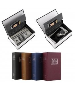Extralink Home | Book safe | money box, steel box, keys, S-405