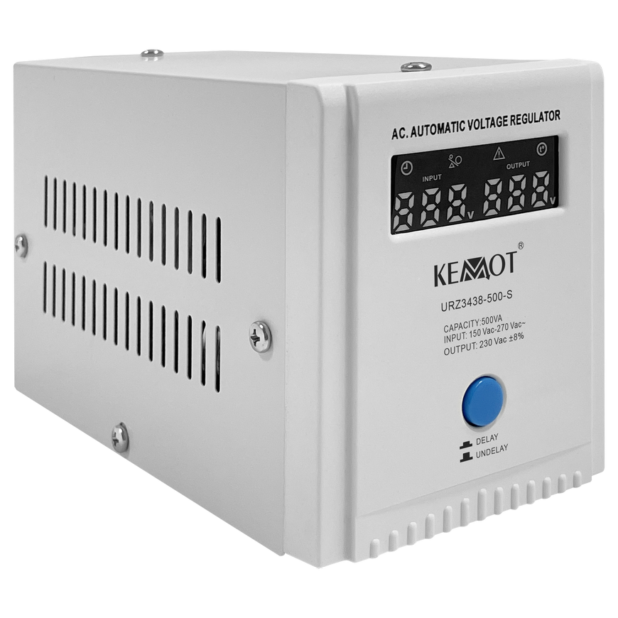KEMOT SER-500-S automatic voltage stabilizer, 8% accuracy