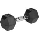 Gumuoti ketaus hanteliai HEX 2x7kg, REBEL ACTIVE Gumuoti ketaus hanteliai HEX 2x7kg, REBEL ACTIVE