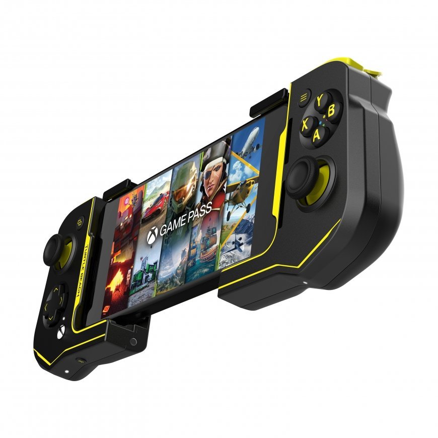Turtle Beach Atom Juoda, Geltona „Bluetooth“ Žaidimų pultelis Analoginis / skaitmeninis Android