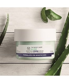 The Body Shop Aloe Soothing Night Cream - Soothing Night Skin Cream - 50 ml