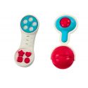 Lean Toys Žaislų, barškučių, dantukų, gyvūnų rinkinys, 8 vnt Lean Toys Žaislų, barškučių, dantukų, gyvūnų rinkinys, 8 vnt