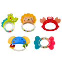 Lean Toys Žaislų, barškučių, dantukų, gyvūnų rinkinys, 8 vnt Lean Toys Žaislų, barškučių, dantukų, gyvūnų rinkinys, 8 vnt