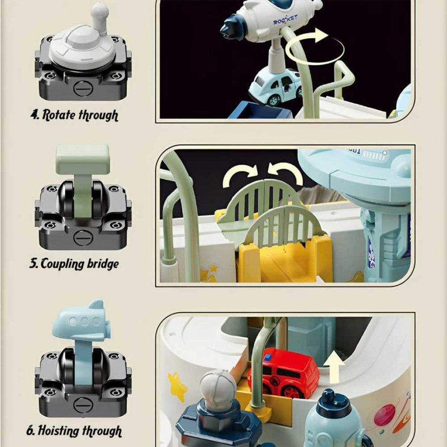 WOOPIE Space Adventures Interactive Car Track – 4