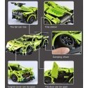 Klocki konstrukcyjne CaDA Zdalnie sterowane auto 32 cm Samochód žalia Sportscar 453 elementy RC Klocki konstrukcyjne CaDA Zdalnie sterowane auto 32 cm Samochód žalia Sportscar 453 elementy RC