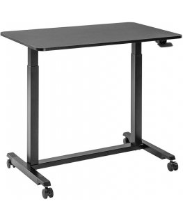 Spacetronik Buddy 04 adjustable table on wheels, black
