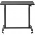 Spacetronik Buddy 04 adjustable table on wheels, black