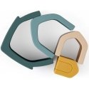 Petite&Mars House - toy, silicone puzzle | Misty Green