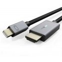 Cabletime Premium kabelis Mini DisplayPort - HDMI, 4K/30Hz, 1.8m Cabletime Premium kabelis Mini DisplayPort - HDMI, 4K/30Hz, 1.8m